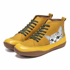 CatBoots™ - Bottines en cuir