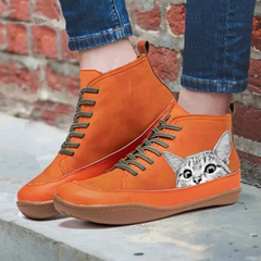 CatBoots™ - Bottines en cuir