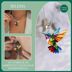 Auréa™ - Le collier colibri élégance