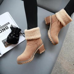 Louise - Bottes d'hivers double fourrure