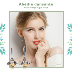 Abeille Dansante - La Boucle d'oreille Élégante